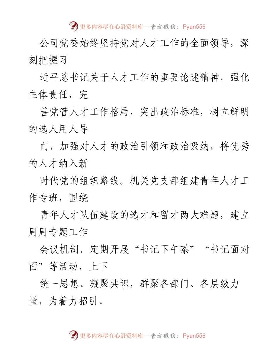 [工作总结] 国企青年人才建设 - 国企青年人才建设工作经验与实践探索.docx_第2页