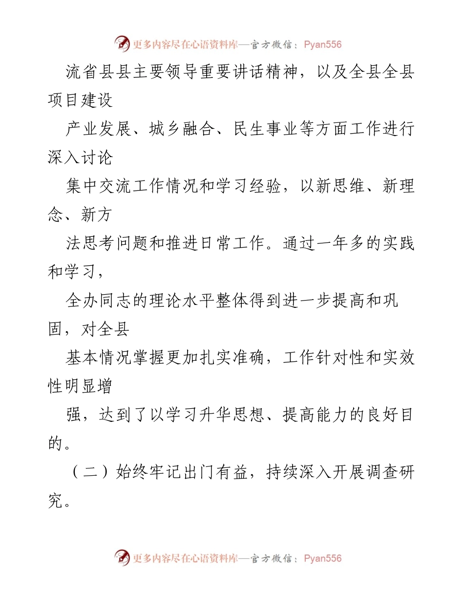 [工作总结] 县政府办公室 - 2023年工作总结与成效分析.docx_第2页