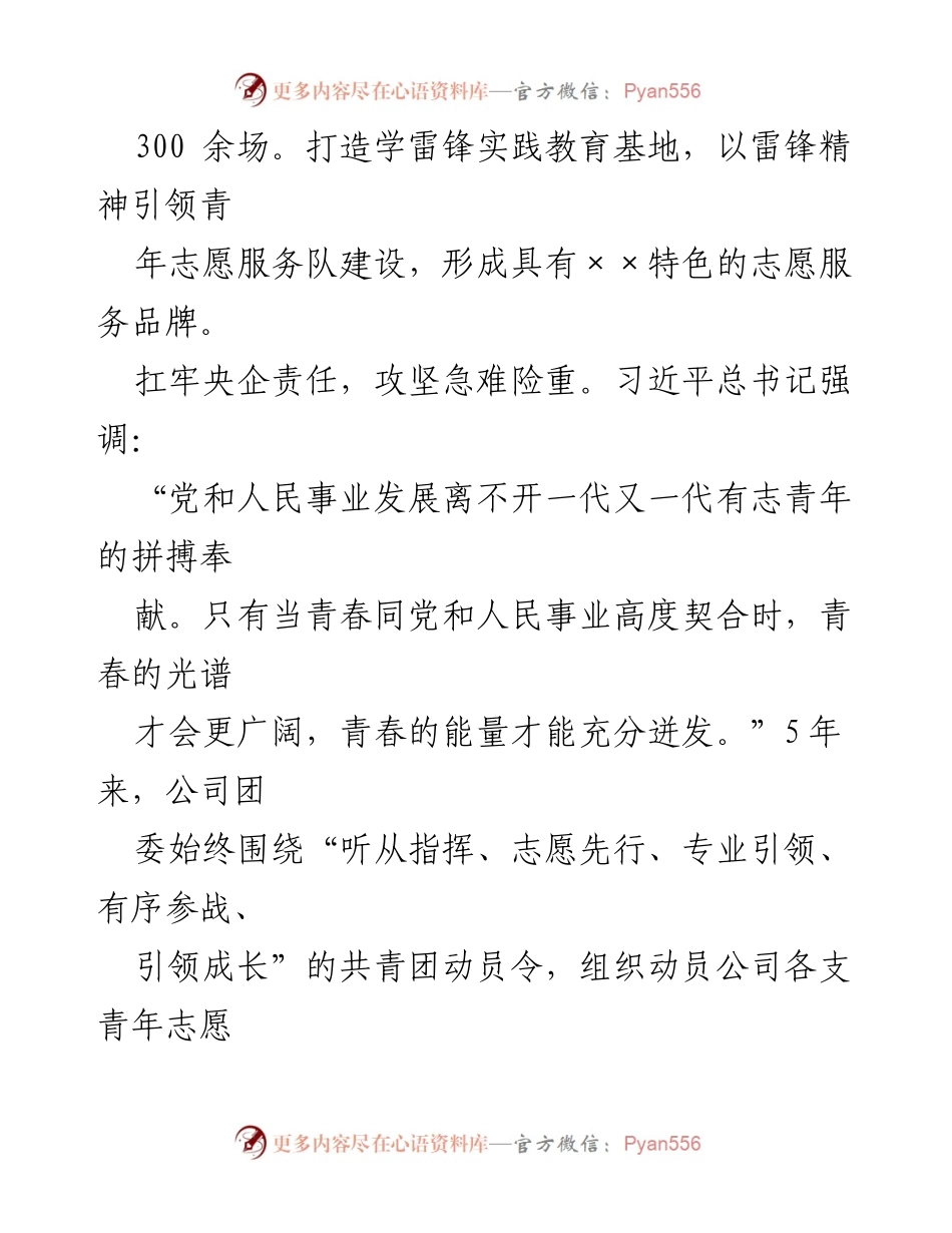 [工作总结] 国企志愿服务活动 - 弘扬雷锋精神，助力社会服务与应急响应.docx_第2页