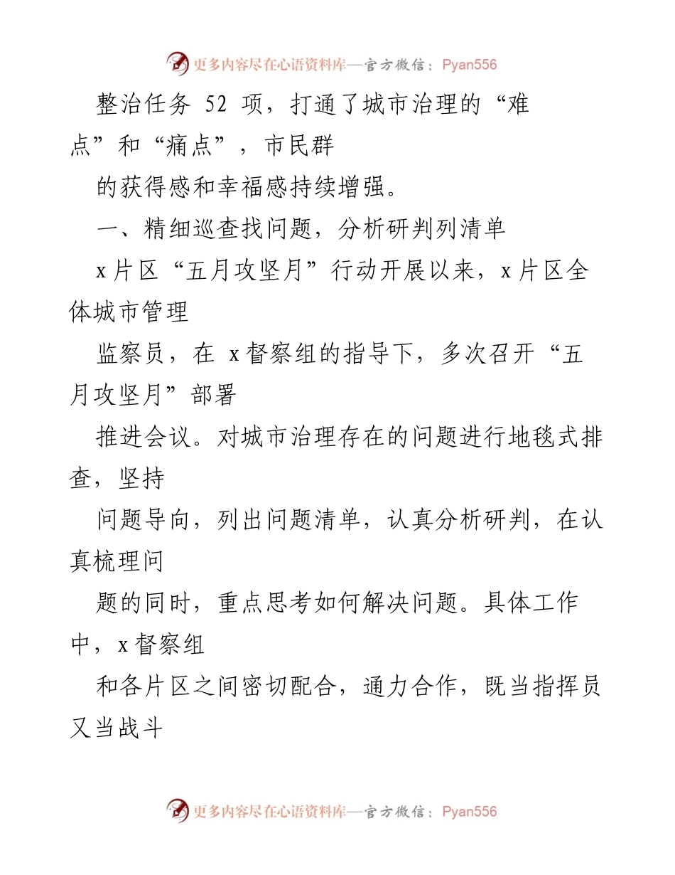 [工作总结] 城市管理督察组 - 2023年度上半年工作成效总结.docx_第2页