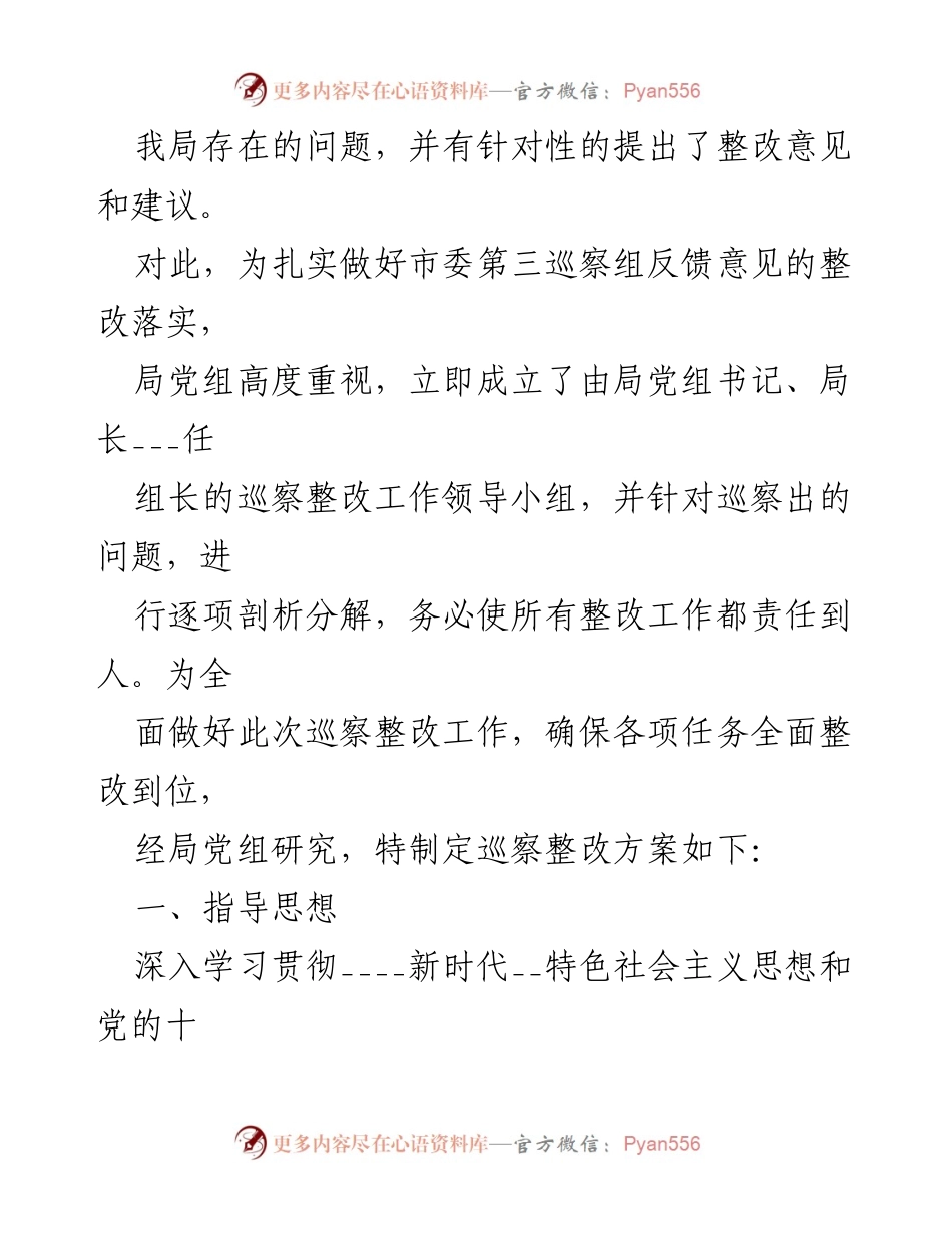 [工作总结] 巡察整改 - 巡察整改方案与措施总结.docx_第2页