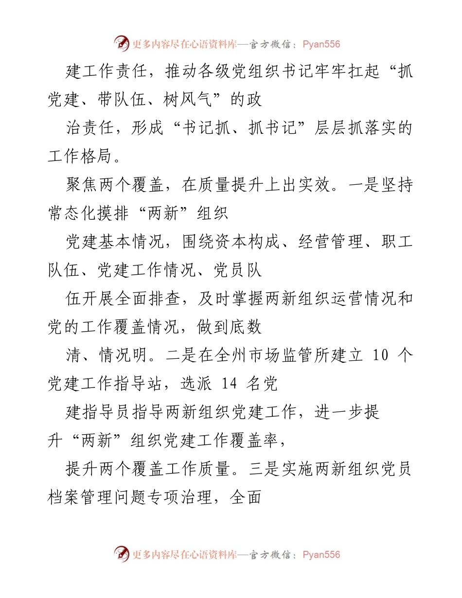 [工作总结] 年度党建工作 - 2022年度“两新”工委党建工作述职报告.docx_第2页