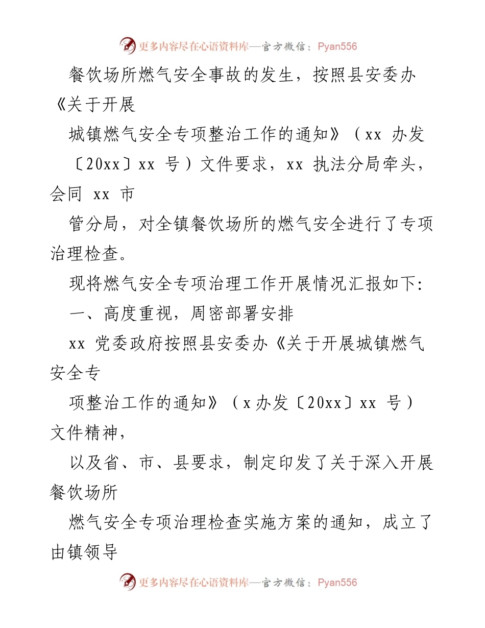 [工作总结] 安全整治 - 全镇燃气安全专项整治工作总结.docx_第2页