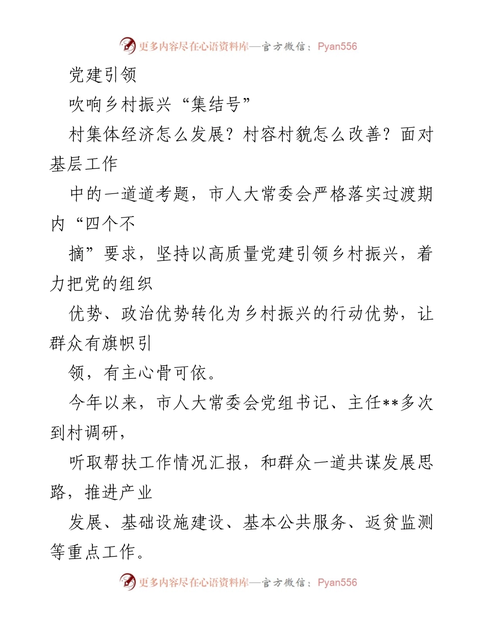 [工作总结] 市人大常委会帮扶工作 - 市人大常委会机关驻村帮扶工作成效综述.docx_第2页