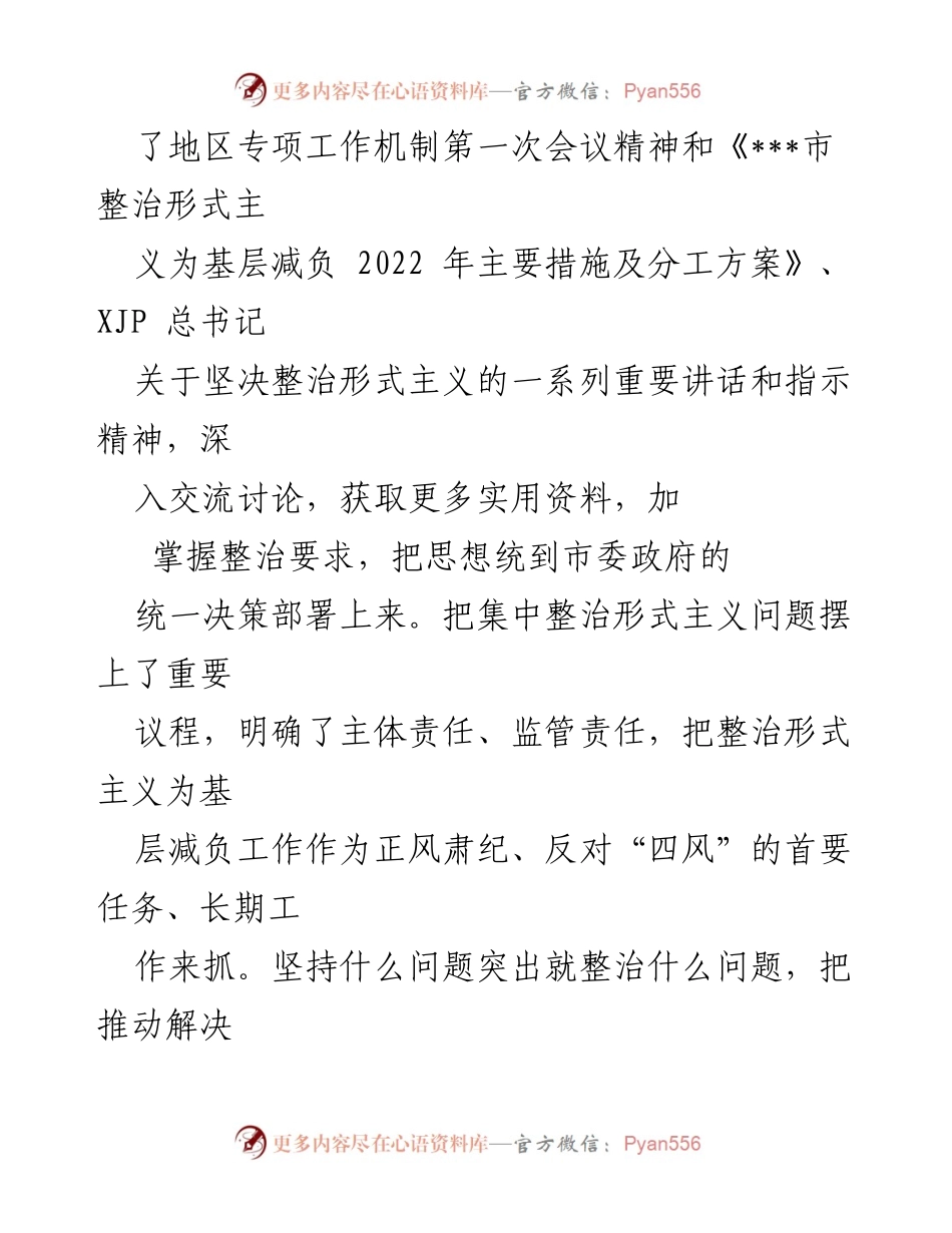 [工作总结] 审计局 - 整治形式主义为基层减负工作总结报告.docx_第2页