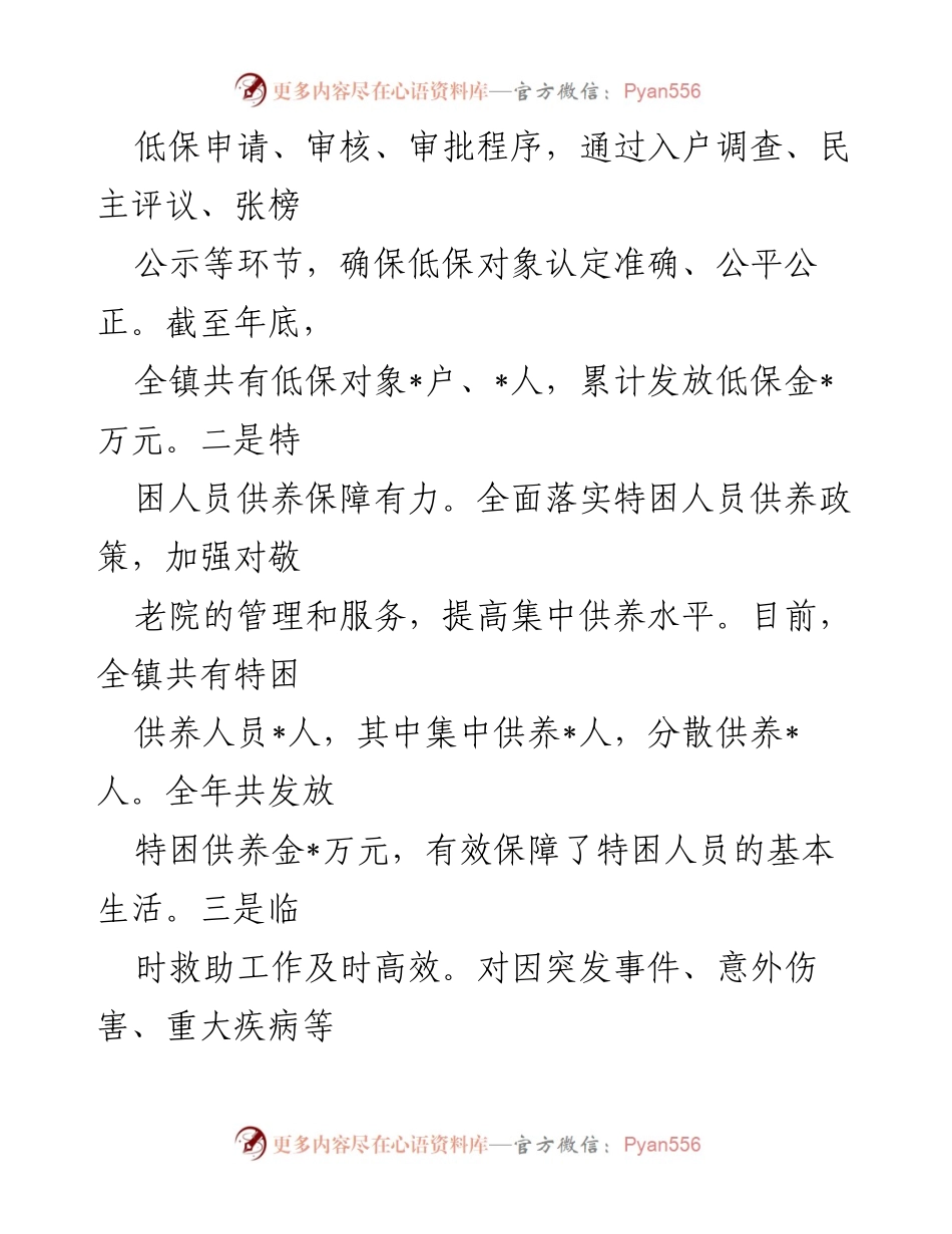 [工作总结] 年度工作总结 - 镇民政年度工作总结与成效分析.docx_第2页