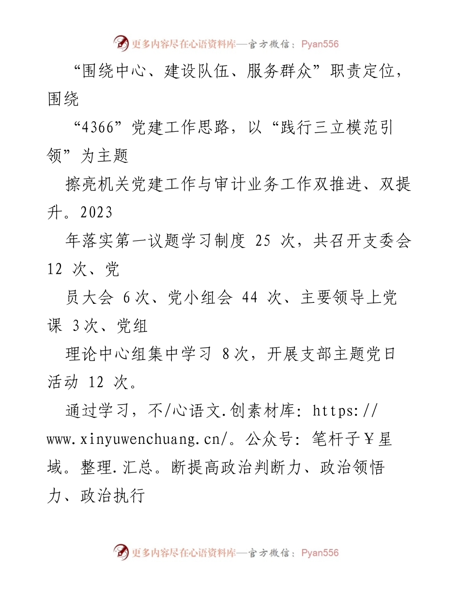 [工作总结] 审计局年度总结 - 2023年度X县审计局工作总结.docx_第2页