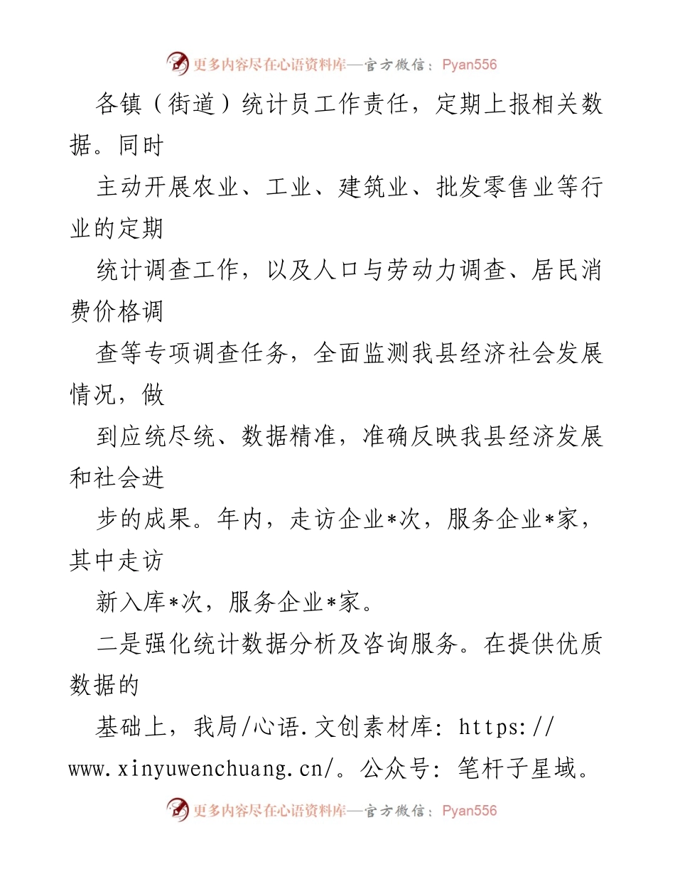 [工作总结] 年度工作总结 - 2023年市统计局工作总结与未来工作计划.docx_第2页