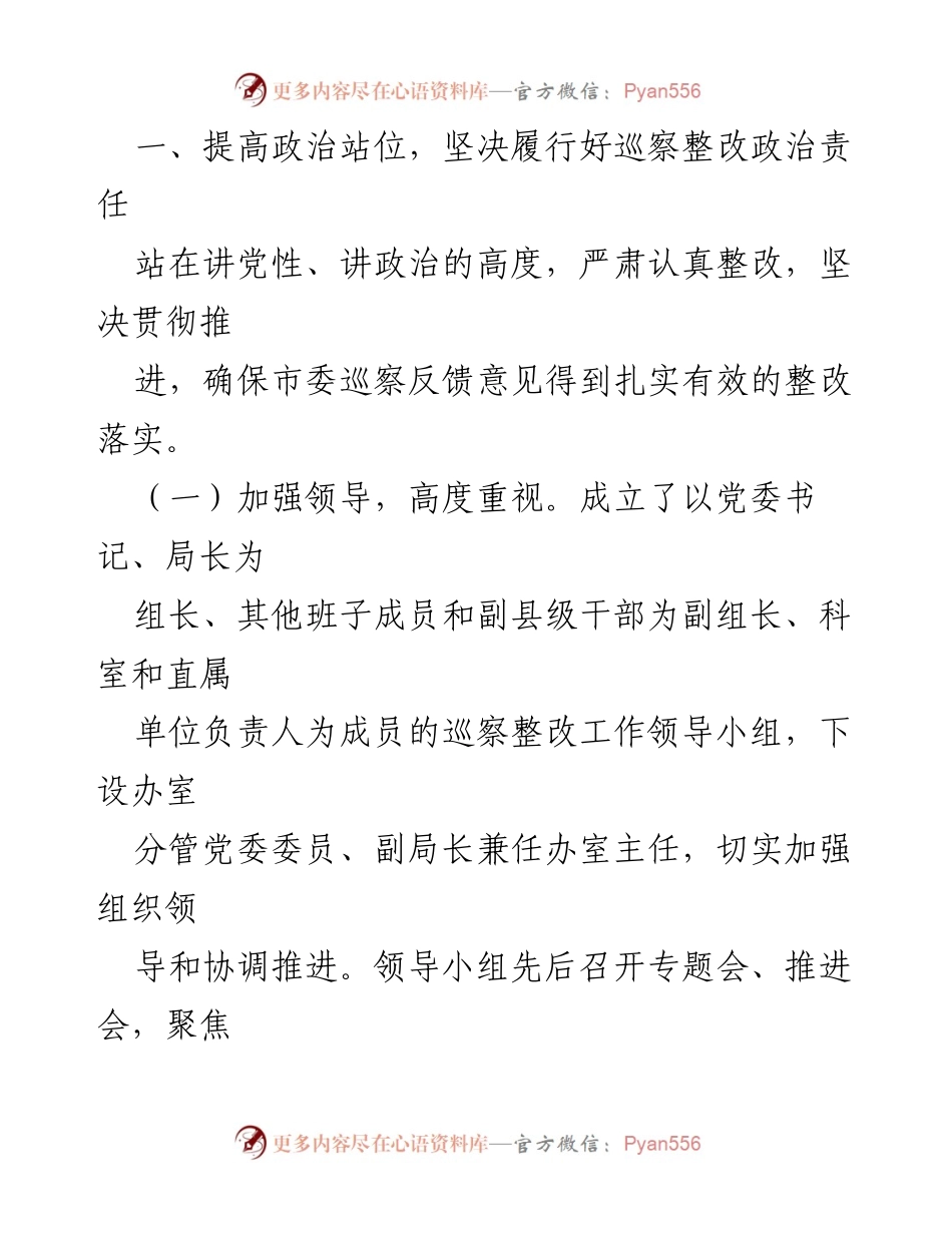 [工作总结] 巡察整改 - 市应急管理局巡察反馈问题整改落实情况报告.docx_第2页