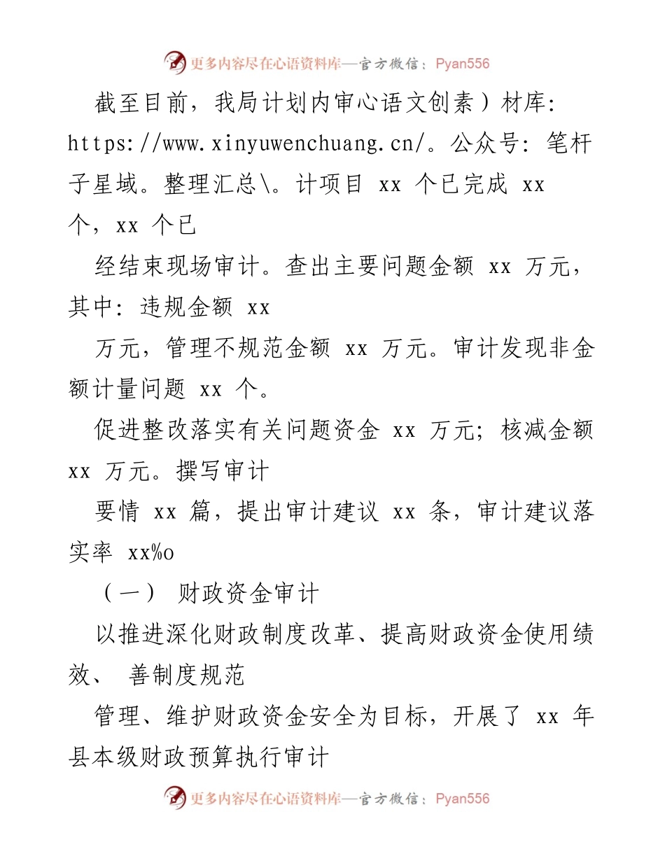 [工作总结] 年度审计工作 - 2023年审计局年度工作总结报告.docx_第2页