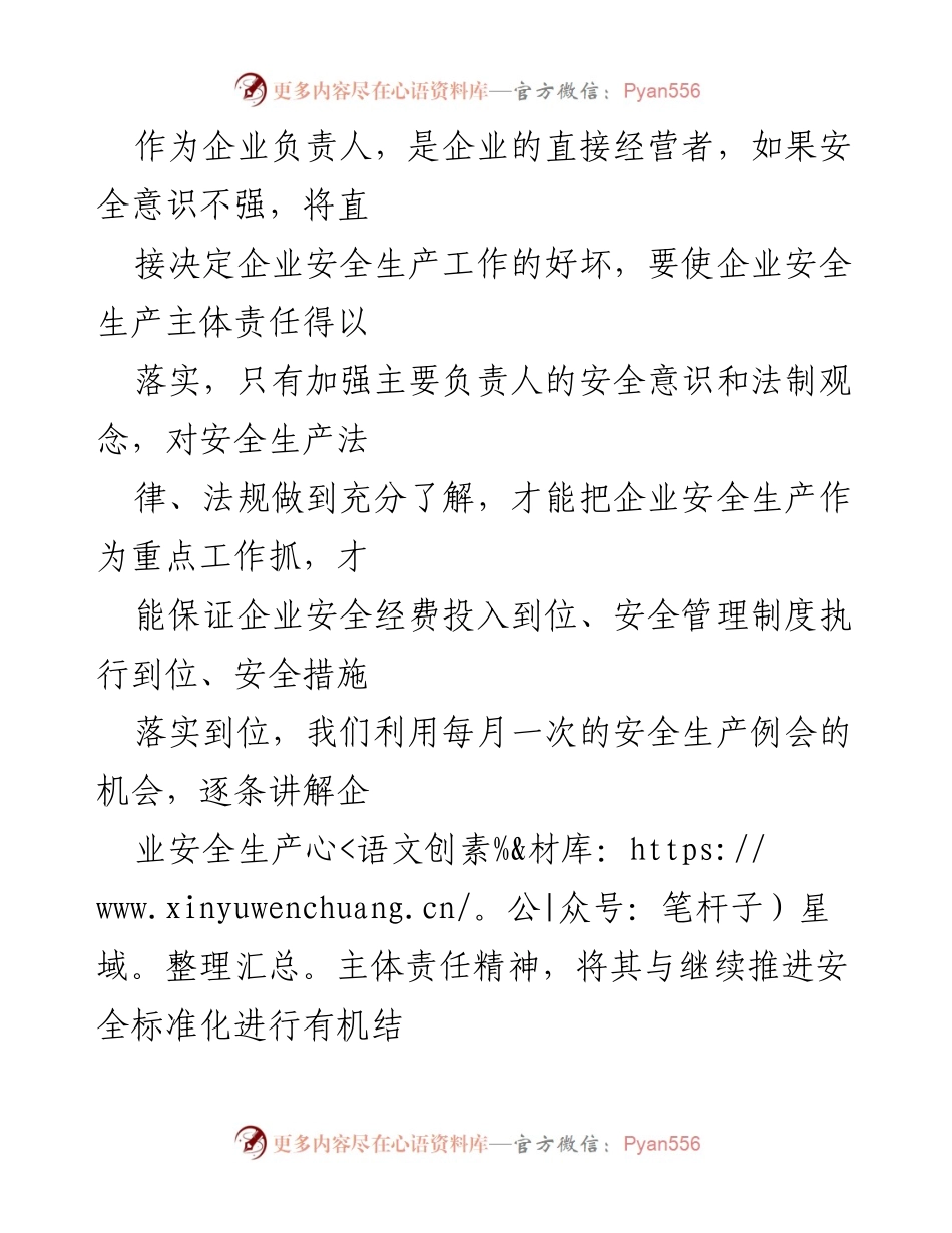 [工作总结] 安全生产 - 安全生产主体责任落实情况汇报.docx_第2页