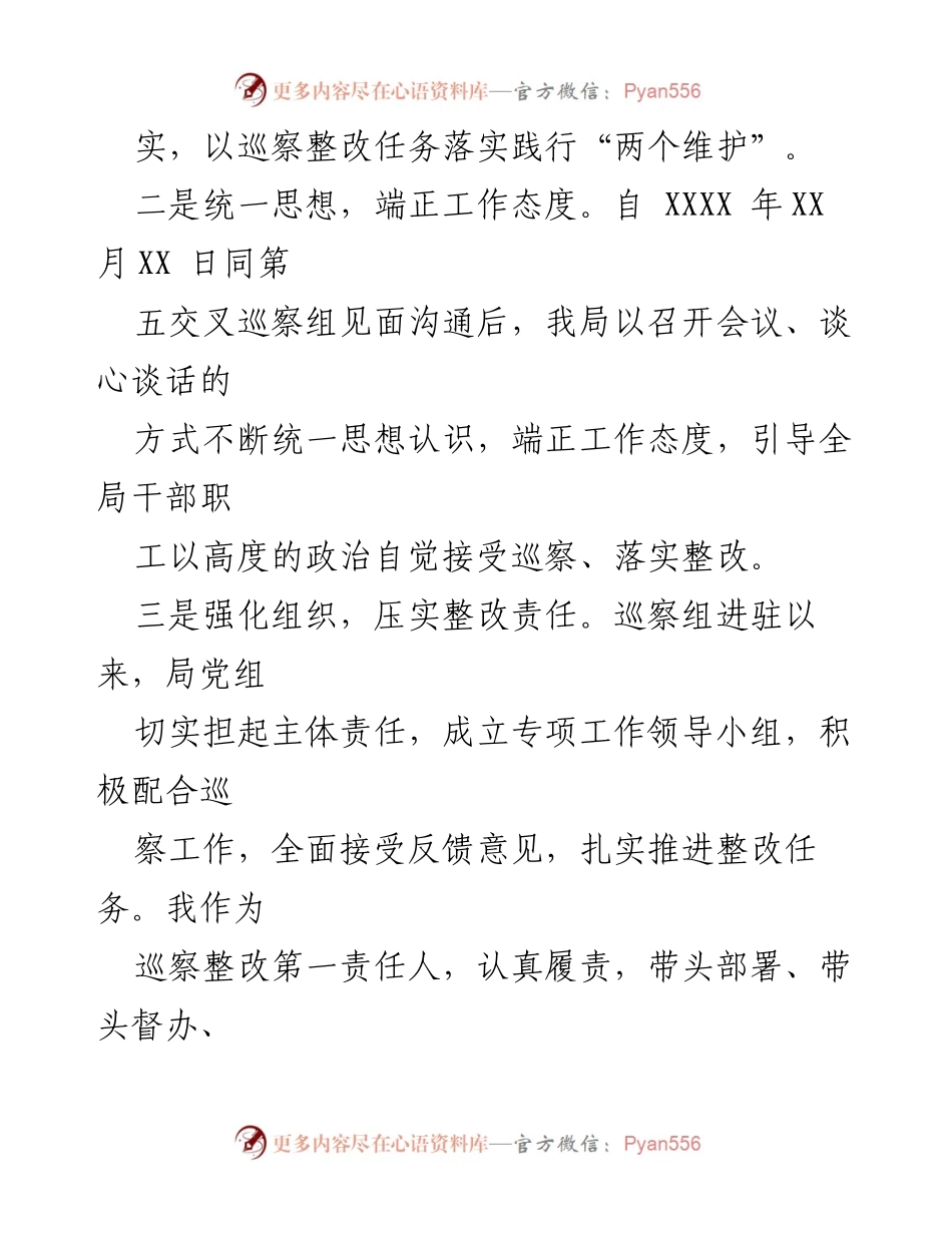[工作总结] 巡察整改经验交流 - XX县民政局巡察整改工作总结报告.docx_第2页