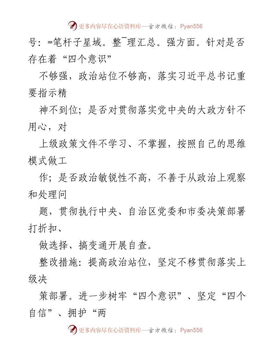 [工作总结] 市生态环境局 - 政治体检自查与整改情况报告.docx_第2页