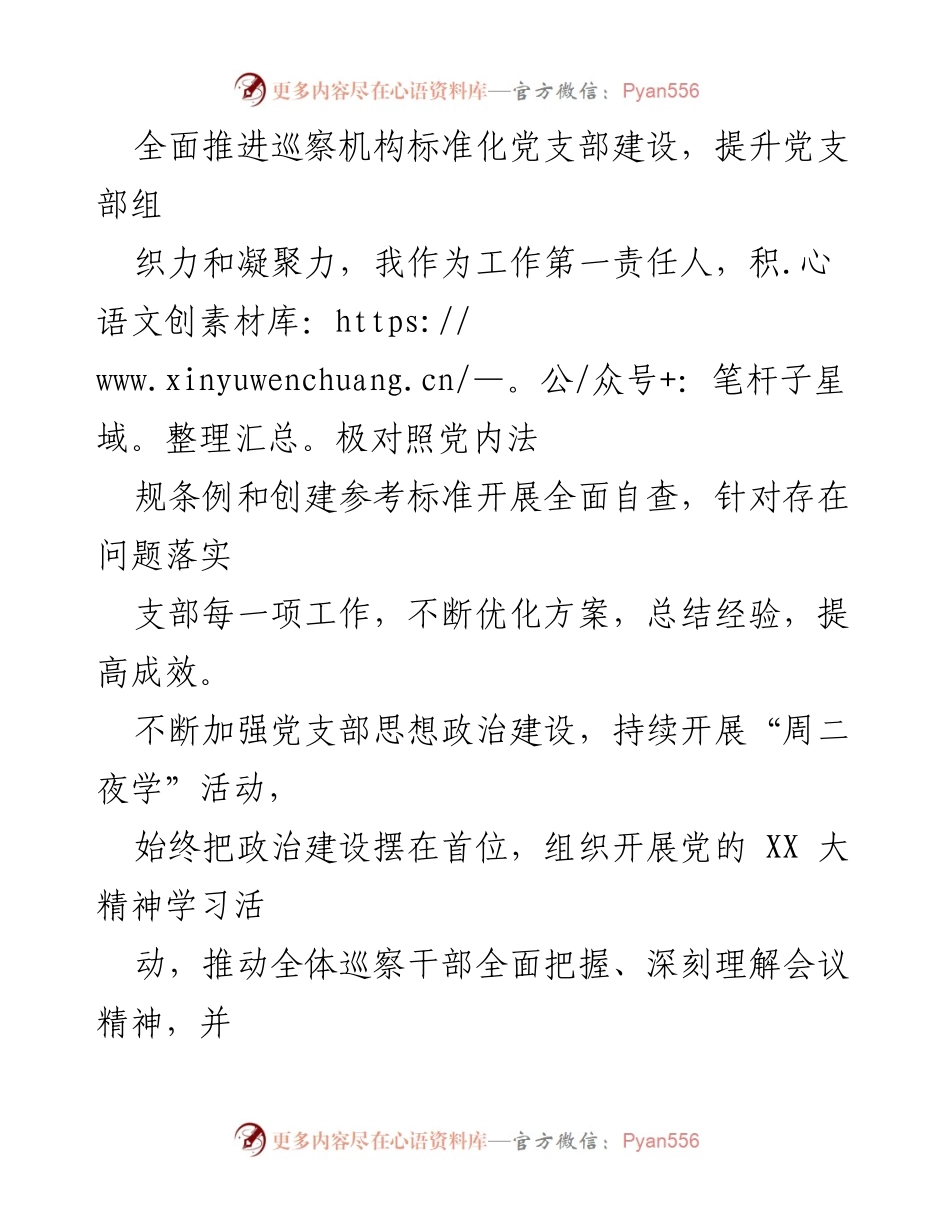 [工作总结] 巡察机构 - 2022年度基层党建工作述职报告.docx_第2页
