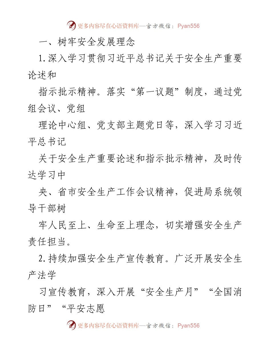 [工作总结] 市局安全生产工作会议 - 2024年度安全生产工作要点总结.docx_第2页