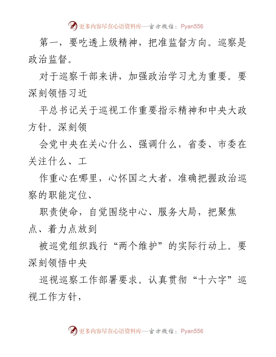 [工作总结] 市委巡察工作推进会 - 巡察监督高质量发展的经验交流与思考.docx_第2页