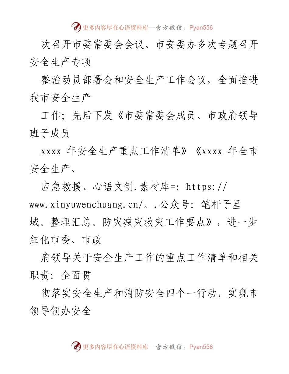 [工作总结] 市应急管理局 - 2024年度安全生产工作总结与2025年工作思路.docx_第2页