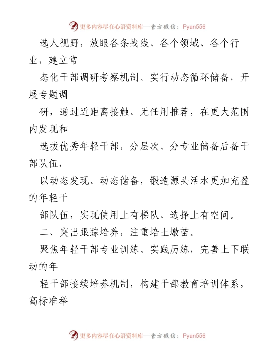 [工作总结] 干部队伍建设 - 年轻干部培养与选拔工作总结.docx_第2页