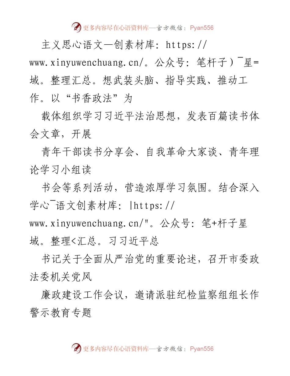 [工作总结] 市委政法委 - 深入推进主题教育，提升政法工作质效.docx_第2页