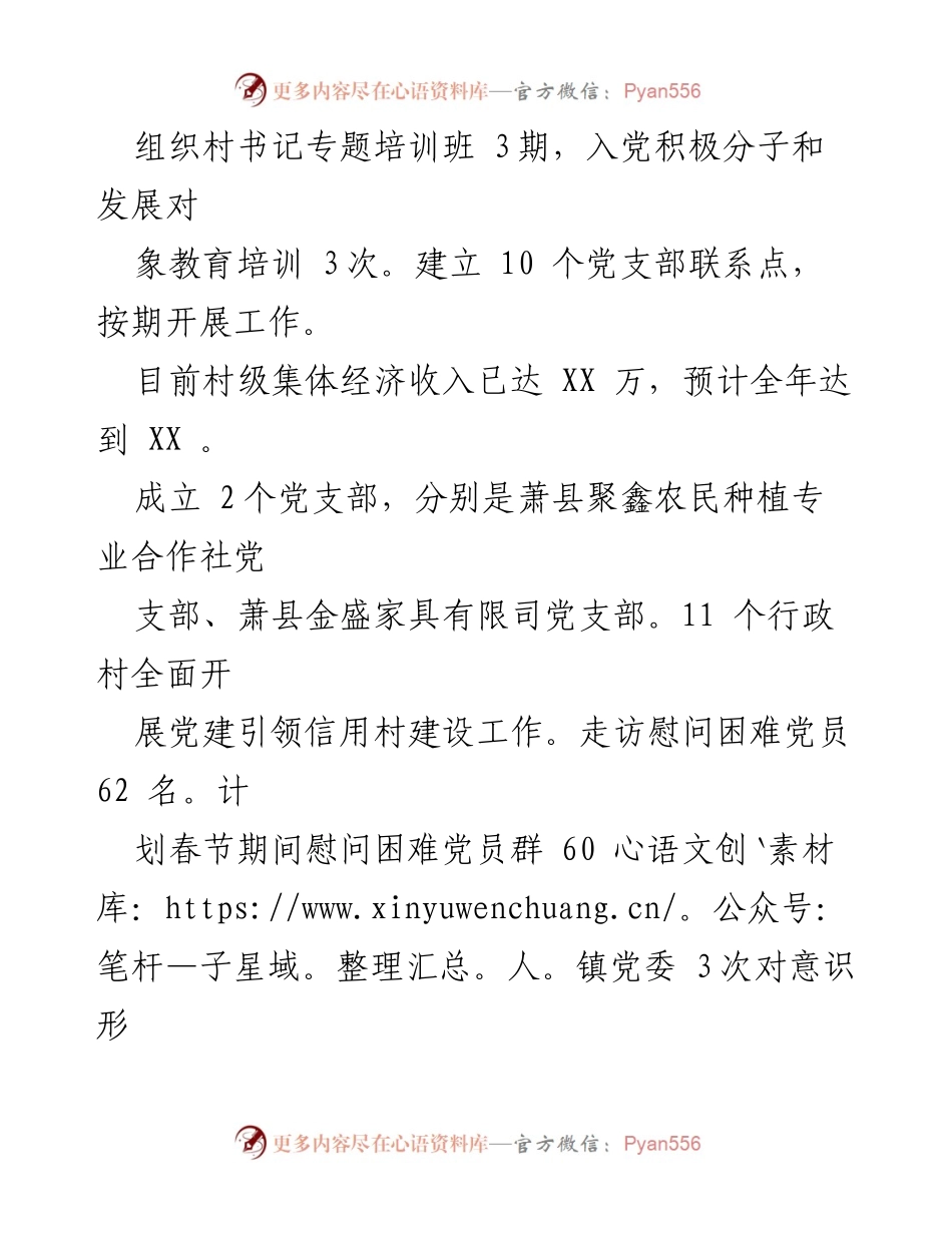 [工作总结] 年度总结 - XX 镇2023年度工作总结及2024年度工作计划.docx_第2页