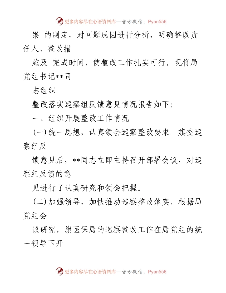 [工作总结] 巡察整改 - 巡察整改工作落实情况总结报告.docx_第2页