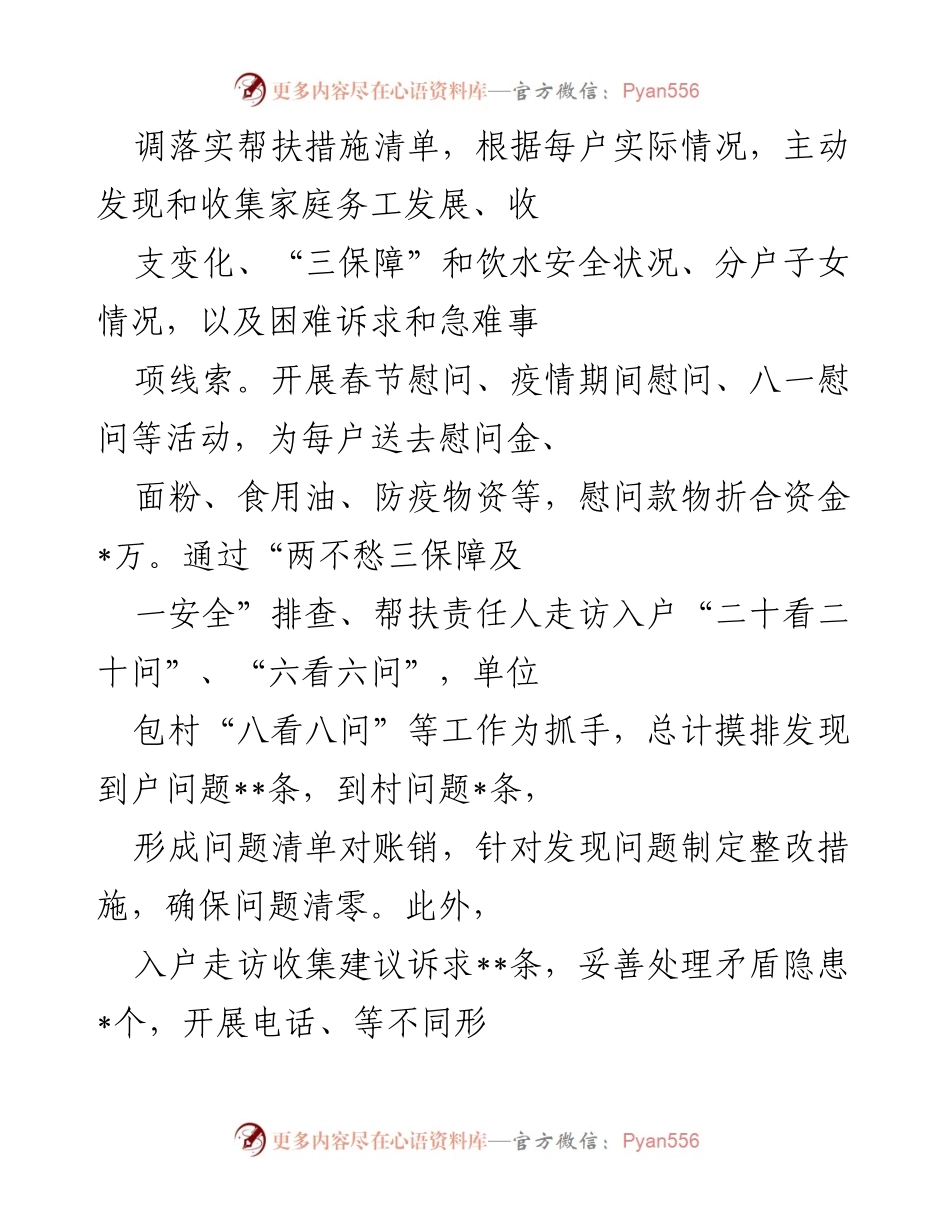 [工作总结] 市民政局 - 2022年帮扶工作开展情况汇报.docx_第2页