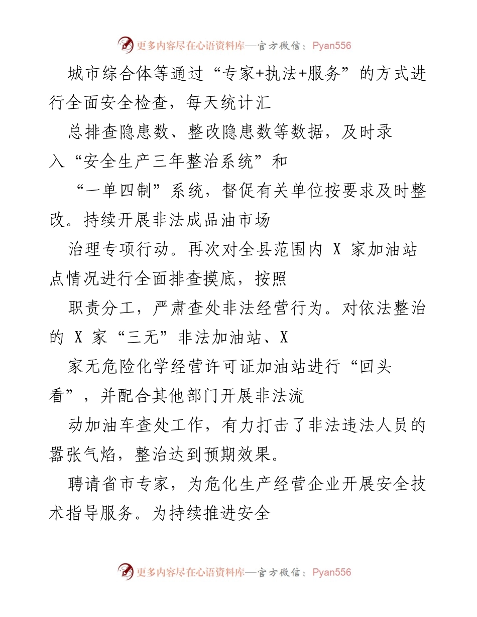 [工作总结] 安全生产专项整治 - 2023年度重大隐患专项排查整治工作总结.docx_第2页