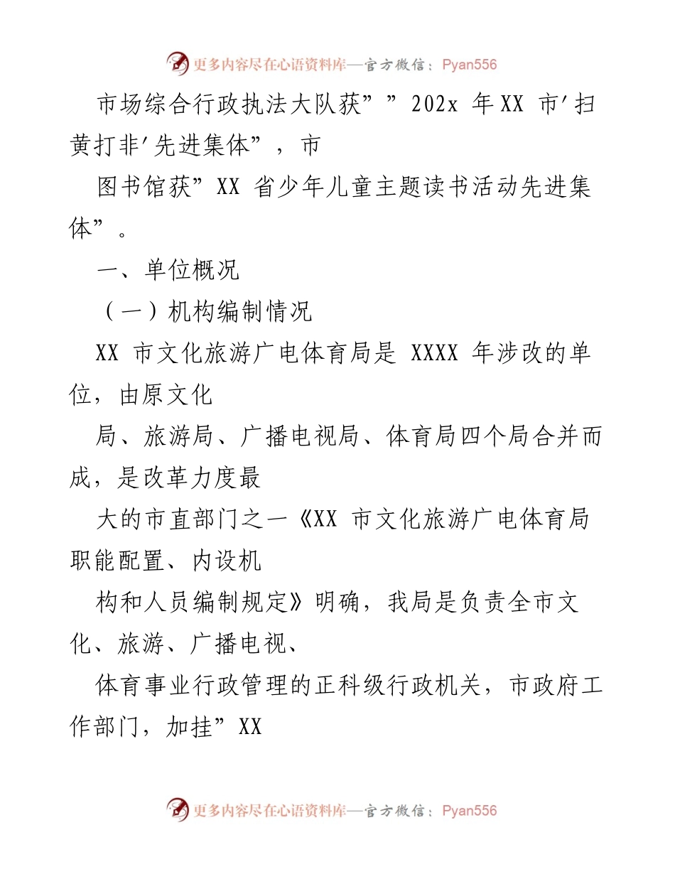 [工作总结] 市文旅广体局 - 202X年市文旅广体局工作汇报与成绩总结.docx_第2页