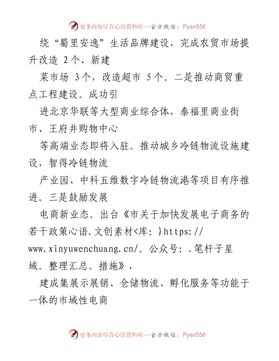 [工作总结] 市商务局 - 2024年上半年工作总结与下半年工作计划.docx_第2页