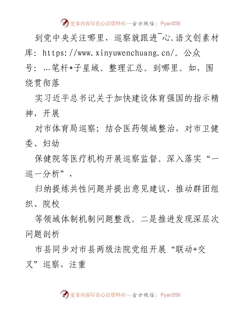 [工作总结] 巡察工作 - 全市巡察工作情况总结与落实措施.docx_第2页
