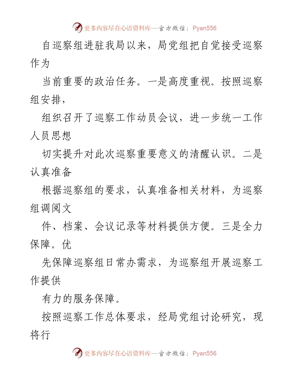 [工作总结] 巡察工作 - 被巡察单位党组工作汇报汇编_1.docx_第2页