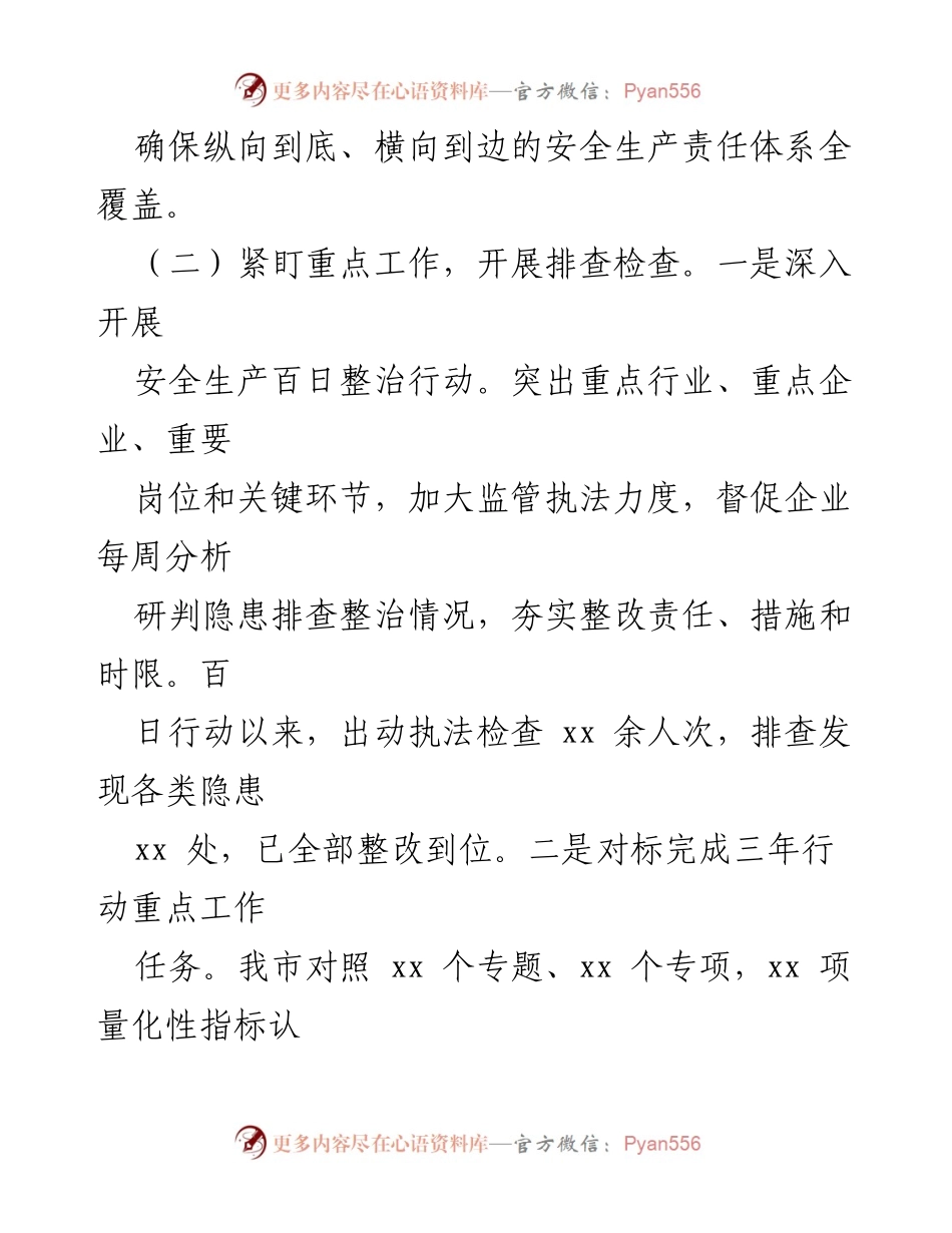 [工作总结] 安全生产工作会议 - 全市安全生产工作情况汇报_2.docx_第2页