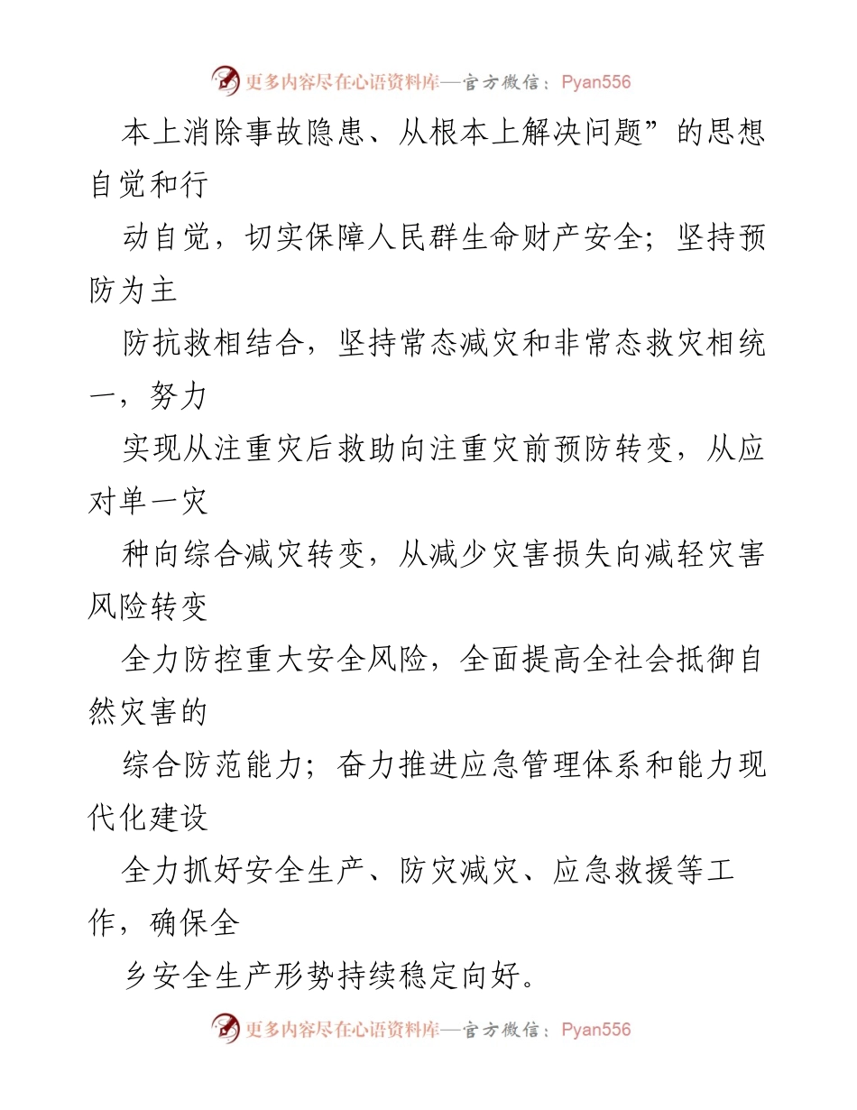 [工作总结] 安全生产 - X乡2024年上半年安全生产工作总结.docx_第2页