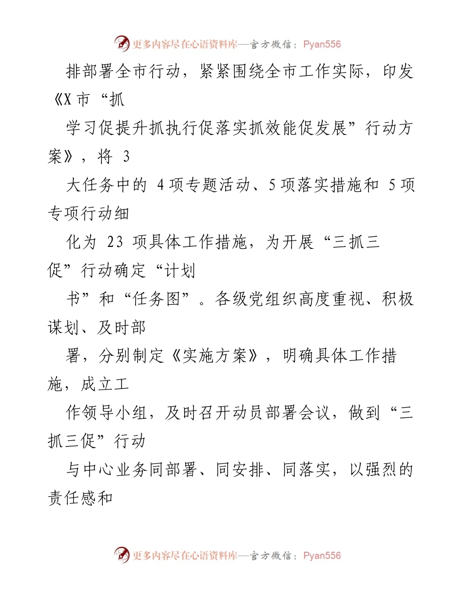 [工作总结] 市“三抓三促”行动开展情况 - 市“三抓三促”行动高质量推进情况总结报告.docx_第2页