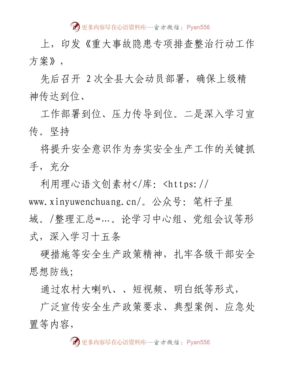 [工作总结] 安全生产工作会议 - 全县安全生产工作情况汇报_1.docx_第2页