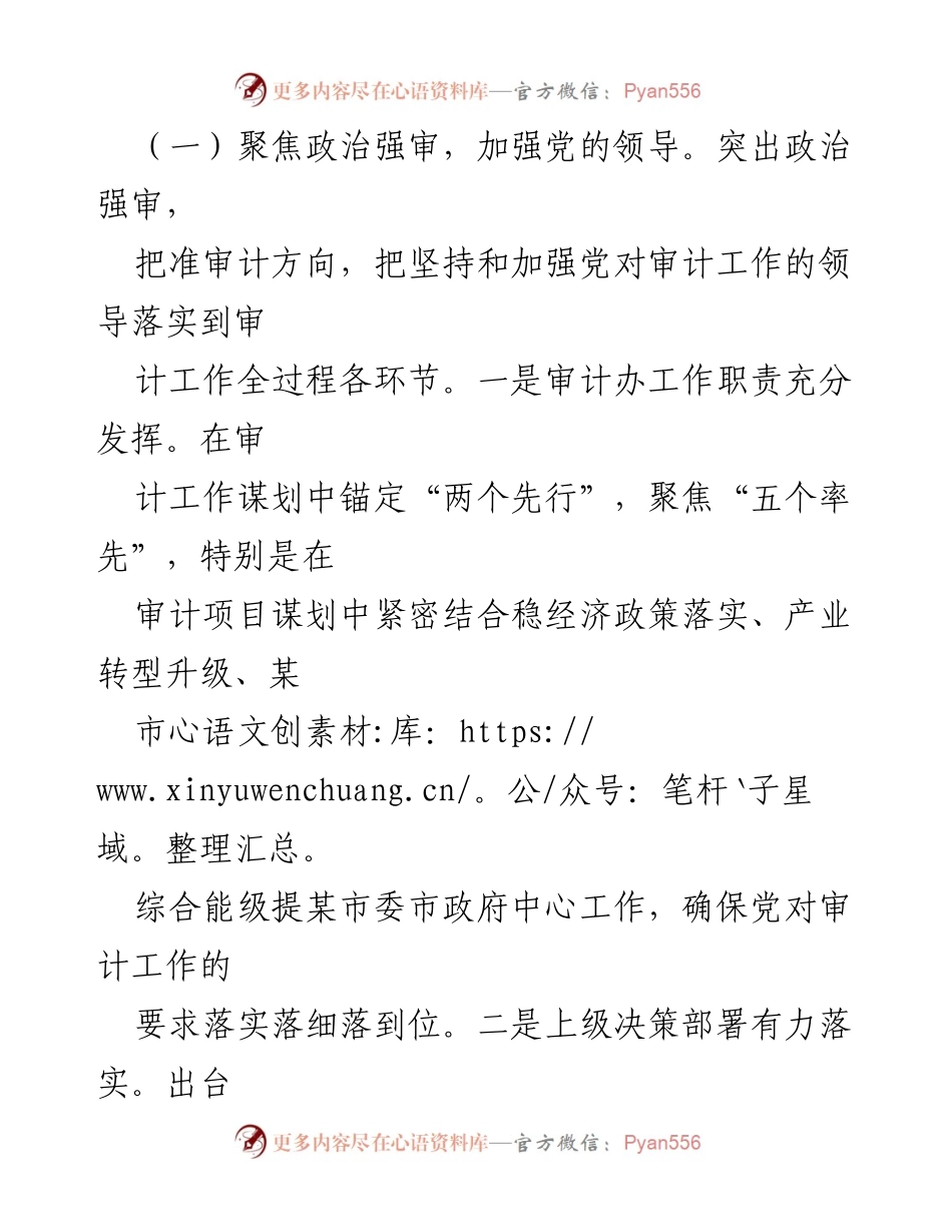[工作总结] 审计局 - 2022年工作总结与2023年工作思路概述.docx_第2页