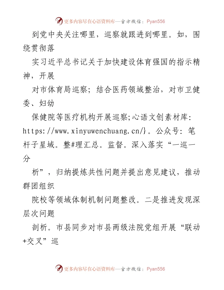 [工作总结] 巡察工作 - 全市巡察工作情况总结与落实建议.docx_第2页