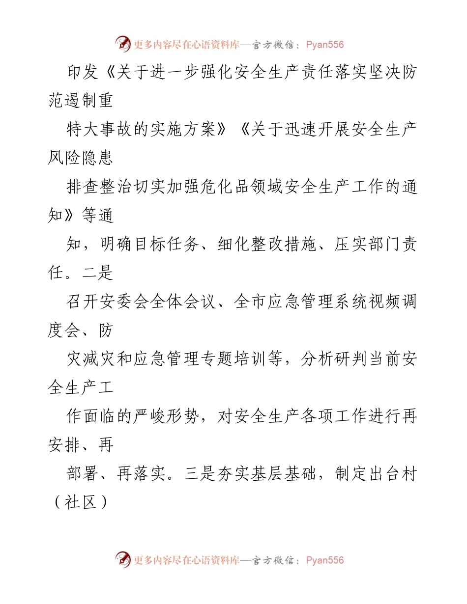 [工作总结] 市应急管理局 - 2024年第三季度安全生产工作总结.docx_第2页
