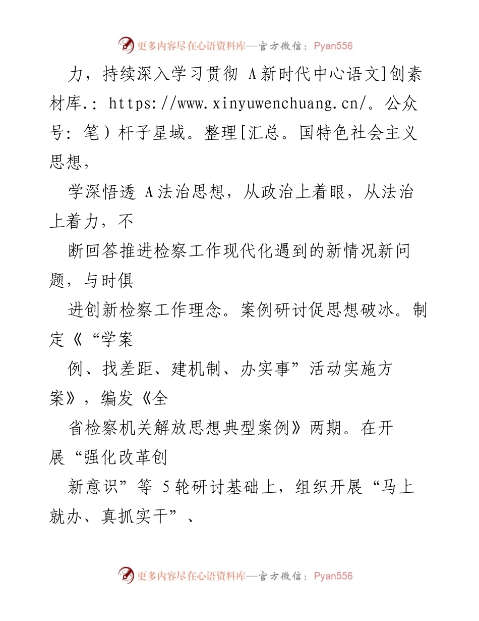 [工作总结] 市检察院 - XX市检察院主题教育阶段性进展汇报.docx_第2页