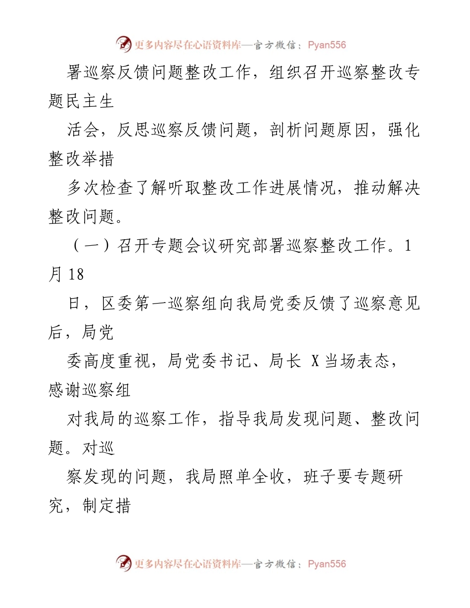 [工作总结] 巡察整改 - 区应急管理局党委巡察整改进展情况报告.docx_第2页
