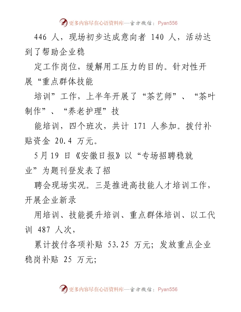 [工作总结] 就业与养老服务 - 2023年度就业与养老服务工作总结报告.docx_第2页