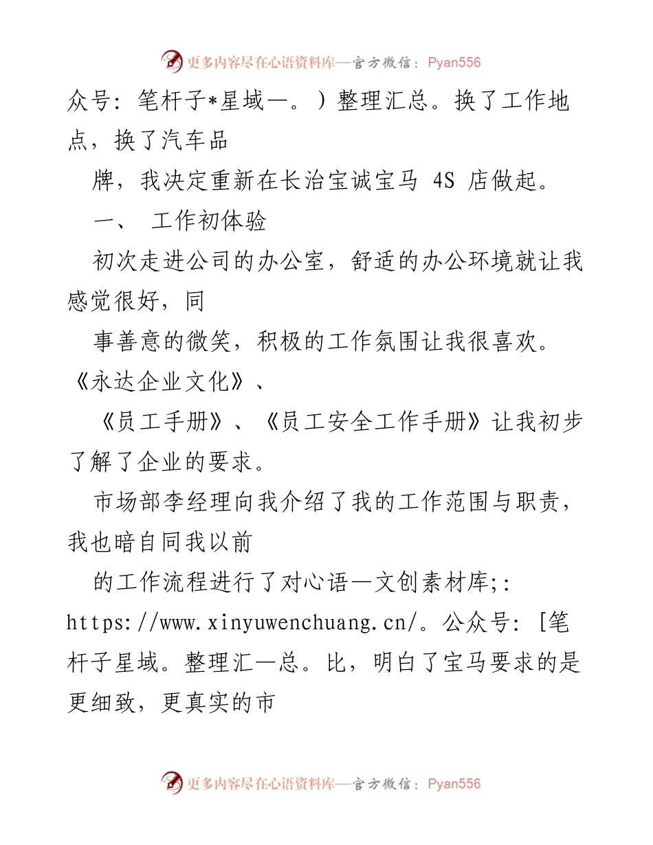 [工作总结] 实习总结 - 半月工作总结与市场经验分享.docx_第2页