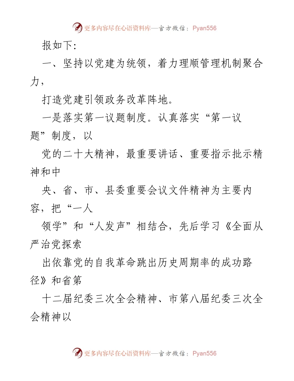[工作总结] 年度总结 - 2023年度县行政审批服务局领导班子工作总结报告.docx_第2页