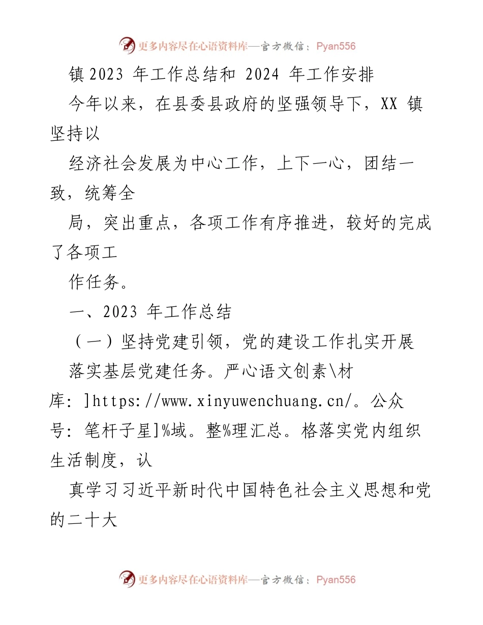 [工作总结] 年度工作会议 - 2023年工作总结与2024年工作安排_2.docx_第1页