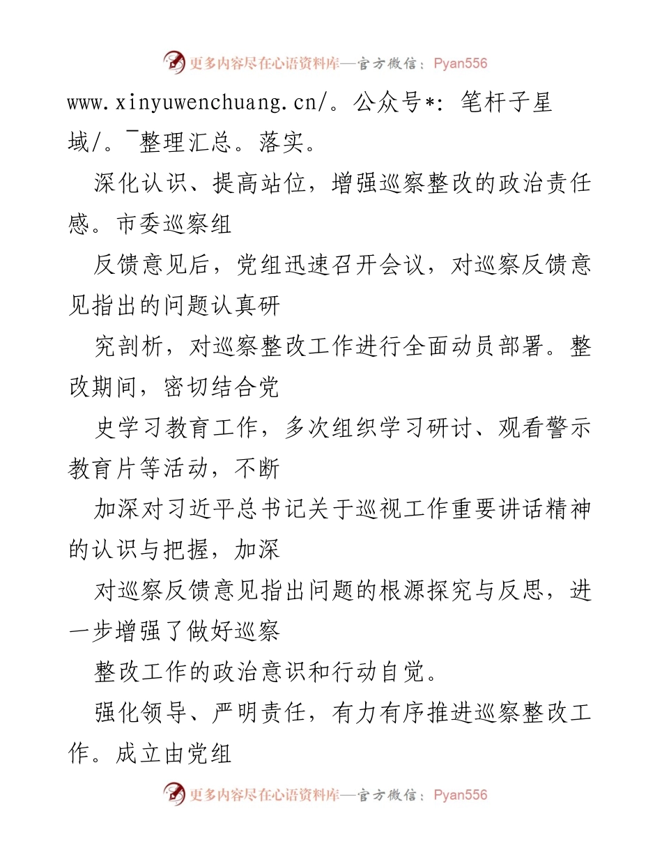[工作总结] 巡察整改 - 市侨联巡察整改工作总结报告.docx_第2页