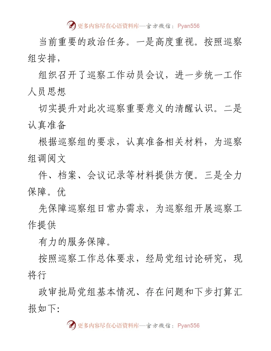 [工作总结] 巡察工作 - 被巡察单位党组工作汇报汇编_2.docx_第2页
