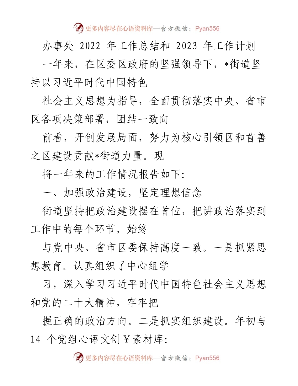 [工作总结] 年度总结 - 2022年度工作总结与2023年度工作计划报告.docx_第1页