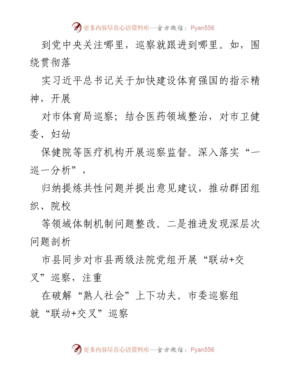 [工作总结] 巡察工作 - 全市巡察工作情况总结与成效分析.docx_第2页