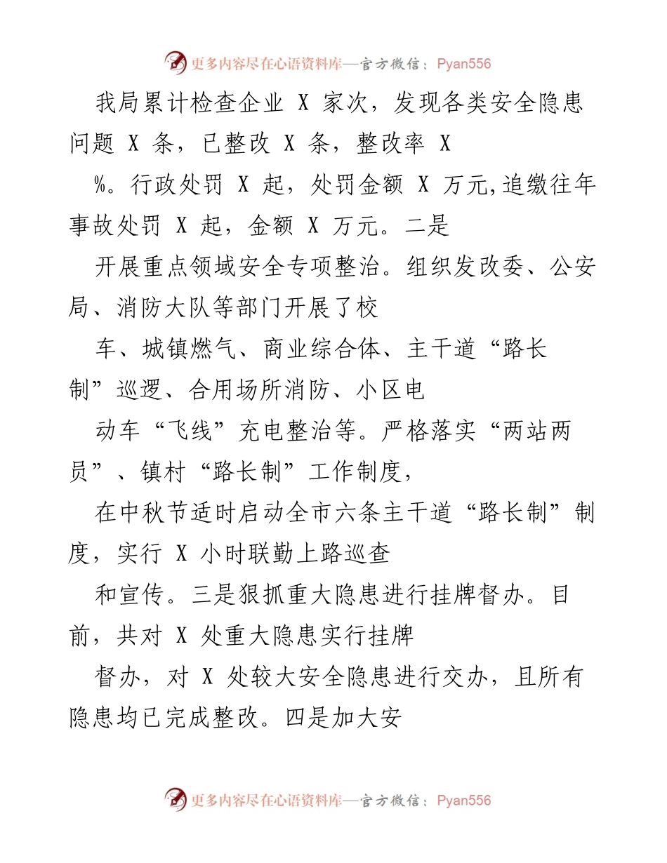 [工作总结] 年度工作汇报 - X市应急管理局202X年工作总结与202X年工作计划.docx_第2页