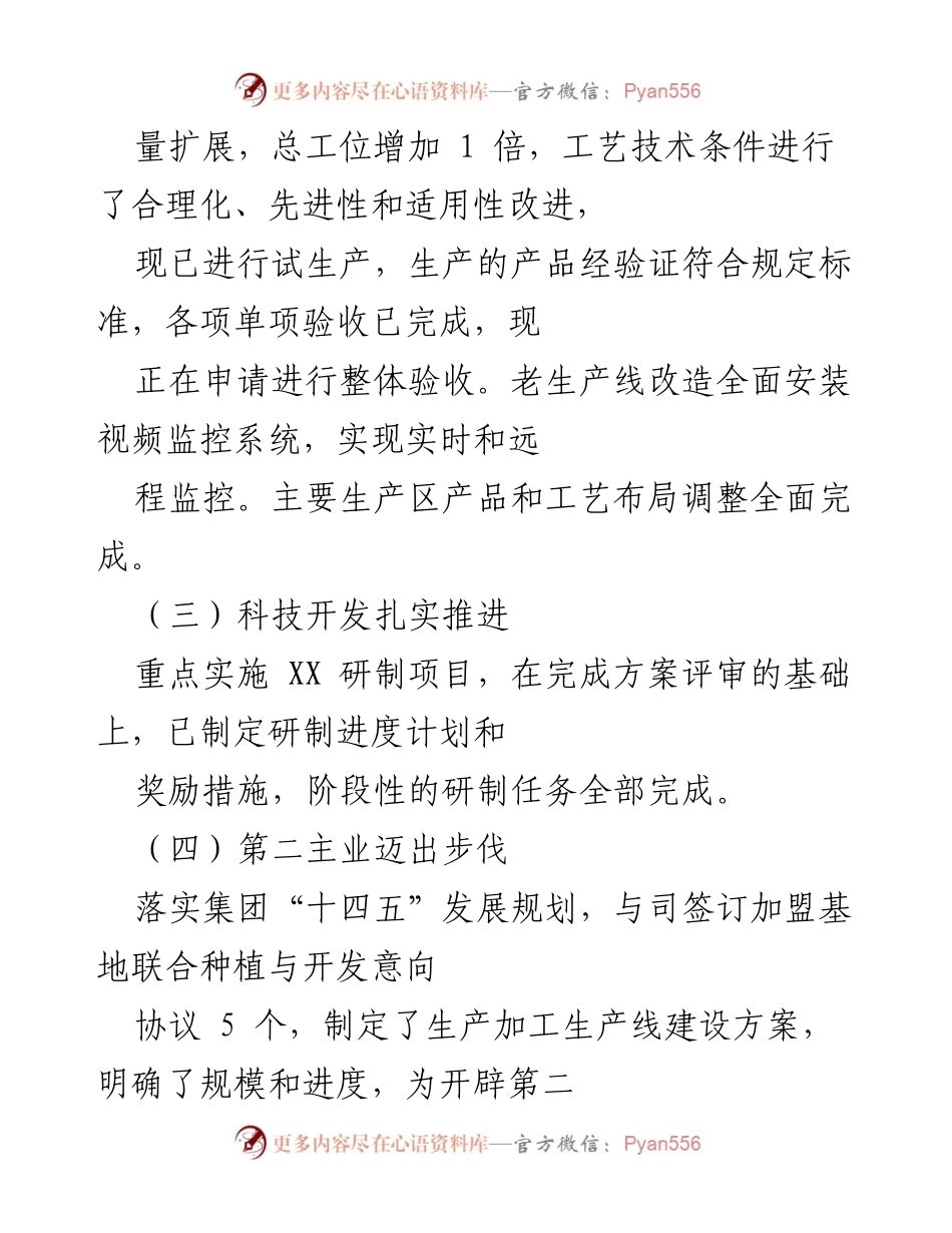 [工作总结] 年度总结 - 2021年企业工作总结与发展成就.docx_第2页